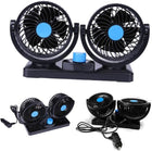 Portable Car Fan 🚗❄️ | 360° Rotatable Electric Cooling Fan with Adhesive Base & Low Noise